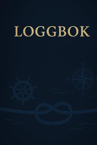 Loggbok: Loggbok för motorbåt och segelbåt med plats för väder, motor, tankning, turer, gästbok och anteckningar