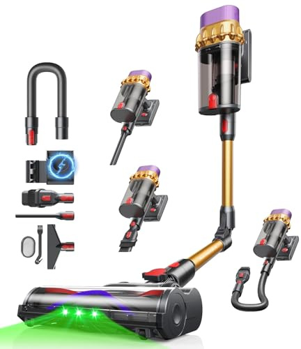 Ivormentico C10 EVO Aspiradora sin Cable, 68Kpa/600W/70Mins