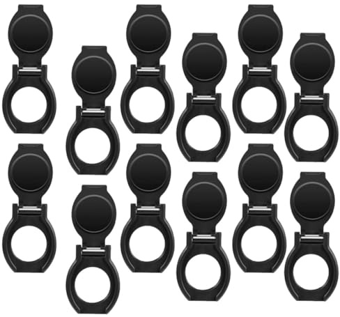 WATIIFUFU Cubierta de Lente USB Ultradelgada para Cámaras y Portátiles, 12 Piezas, Accesorio de Privacidad Compacto para Uso en Computadoras y Dispositivos Electrónicos, Color Negro