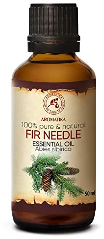 Fir Needle Essential Oil 50ml - Abies Sibirica - Fir Pure & Natural Oil 100% - Good for Sauna - Body Care - Wellness - Beauty - Massage - Aromadiffuser - Room Fragrance - Aromatic Lamp