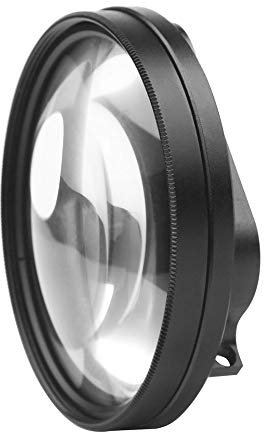 Docooler 58 mm Makro-Objektiv, 10 x Vergrößerung, großes Objektiv, für GoPro Hero 7, Schwarz, 6, 5, Schwarz, wasserdichtes Gehäuse, für GoPro-Zubehör