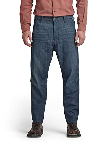 G-Star Para Hombre Jeans Grip 3D Relaxed Tapered, Negro (worn in leaden D19928-C922-C776), 29W / 32L