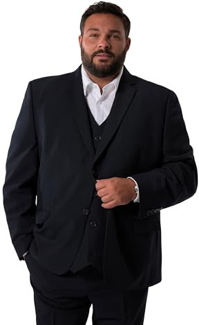 Men Plus Herren große Größen Übergrößen Menswear L-8XL Men+ Sakko, Business, Baukasten, Porto, bis Gr. 82/41 Navy blau 66 835064130-66