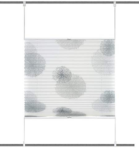 HOME WOHNIDEEN Plissee-Rollo 94515 Rawlins, Farbe:Stein, Größe:130 x 70 cm