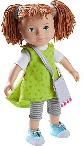 HABA 305585 - Spielpuppe Milou, Puppe mit weichem Körper, Gliedmaßen und Kopf aus Vinyl, 32 cm, Spielzeug ab 3 Jahren