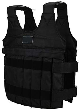 Chaleco Lestad De Tela Oxford, Entrenamiento Boxeo Chaleco Lestad Ajustable, Entrenamiento de Fitness Deportivo, Sin ni Placa De Acero, El Peso Máximo Es 20 Kg