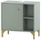 Schildmeyer Waschbeckenunterschrank Ando 154240, Pistazie/Gold, 60,2 x 33 x 60,3 cm