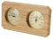Termómetro de Sauna de Madera Higrómetro Medición de Alta Temperatura para Sala de Sauna