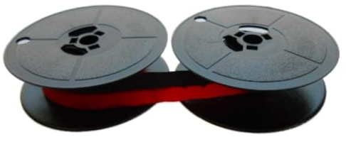 Farbbandfabrik Ruban encreur Noir/rouge Compatible avec Olivetti Valentine Taille 8