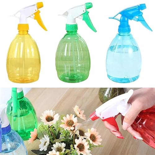 Mr.Gadget's Solutions Mist Spray Bottle for Hairdressing, 500ml Refillable Water Sprayer, for Salons, Gardens and Homes-2 PACK