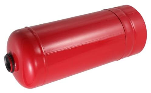 NUOBESTY 2kg Botella De Extintor Vacía De Acero Extintor Recargable Hogar Cocina y Coche Equipo De Seguridad Rellenable Para Uso Doméstico