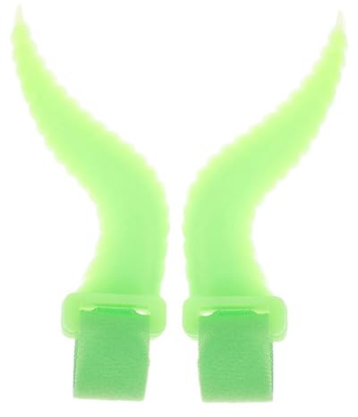 Gatuida Headphone Horns Accessories 2pcs Headset Horn Attachments for Cosplay Halloween Decorations T9 Glow-in-the-dark Green Compatible with Over-ear Headphones Party Props