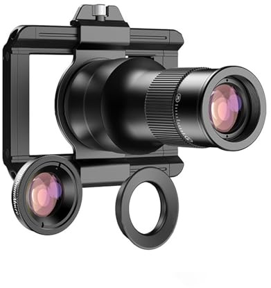 BlissfulAbode mobilobjektiv TM6X 150 mm telefotopakro för fotografering och observation