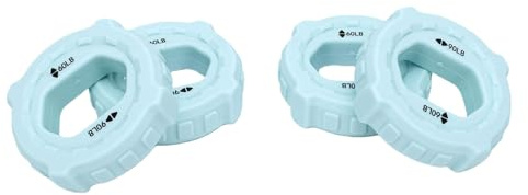 Rcniso Silikon Handgreppsförstärkare Texturerad Bärbar Fingerhandtränare för Klättersport, 4st Cyan