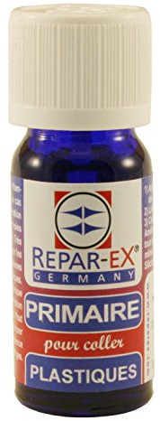 Primaire d’Accrochage Repar-ex – Améliore l’Adhérence des Colles Cyanoacrylates sur Plastiques Difficiles (PE, PP, Téflon, Silicone) – Fixation Optimisée & Application Facile – Flacon 15ml