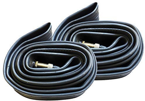 Preisjubel 2 x Fahrradschlauch Premium 28 Zoll mit Blitzventil, Dunlop-Fahrrad-Ventil