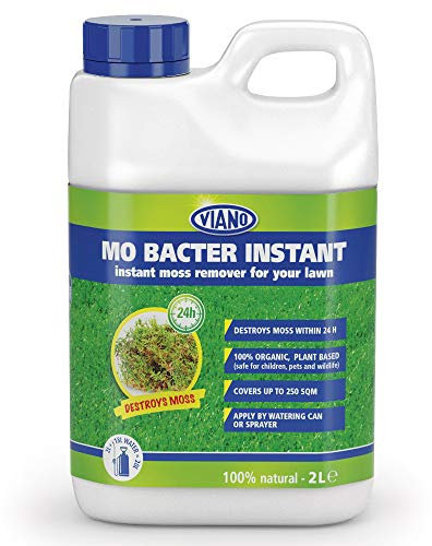 Viano MOBACTER INSTANT 2 LITRE - Covers up to 250 SQM - 100% Organic Moss Treatment