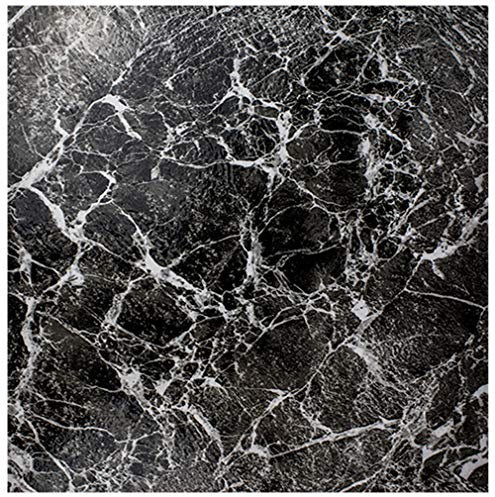 DIVCHI Tile Stickers Marble Style Tile Stickers 12 Inch x 12 Inch, Self Adhesive Vinyl Floor Tiles Kitchen Bathroom Wall Floor Peel and Stick Tile Decals (40 PCS)