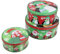 HEMOTON Weihnachten Zinn Geschenk Box Weißblech: Santa Claus Schneemann Schokolade Cookie Candy Lagerung Boxen 3Pcs Tee Kanister Jar Containers für Weihnachten Urlaub Partei Zugunsten