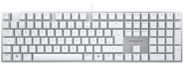 CHERRY KC 200 MX, Mechanische Tastatur, DE QWERTZ, MX2A Silent RED, Weiß