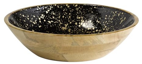 APS 1057 Schale MANGO, Mangoholz, Epoxidharzbeschichtung innen, Ø 37 cm, 4 Liter, Obstschale, Salatschüssel, Schüssel