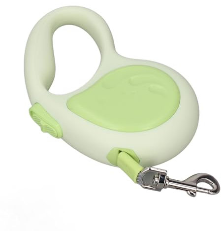 Ausziehbare Hundeleine, Haustier-Leine, Strapazierfähige Hundeleine, Laufleine für Hund, Gassi-Zubehör für Hunde mit Feststellfunktion und Rutschfestem Griff zum Wandern, Reisen