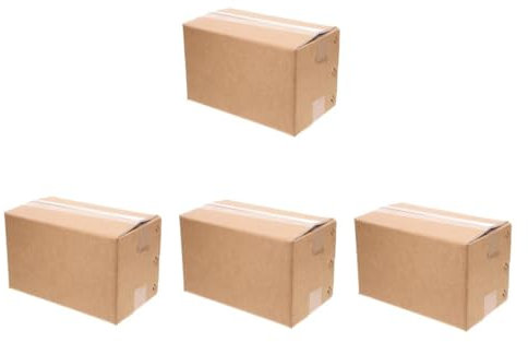 Gatuida 4 Stücke Boxen Isolierte Transportbox Aufbewahrungskorb Verpackungskisten Für Den Umzug Kleine Kartons Für Den Versand Große Kisten Für Den Umzug Umzugskartons Aus Pappe Papier