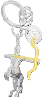 Metalmorphose – Llavero con colgante de signo zodiacal – signo astrológico – Regalo para hombre, mujer y niño, plata, talla única, Sagitario