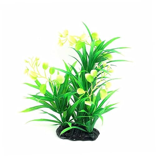 Cabilock Piante Acquario Artificiali Per Decorazione Piante Finte Per Acquari Resistenti e Facili Da Pulire