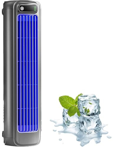 2025 Cooling Ace bärbar luftkonditionering, Cooling Ace luftkonditionering, bärbar luftkonditionering kylfläkt med 3 hastigheter och LED-pekskärm, USB-laddning, luftkylare för rumspatio