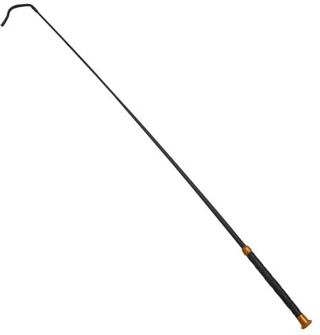 KetoBarrow Horse Riding Crop Soft Grip Handle Equestrian Crop 65cm Black