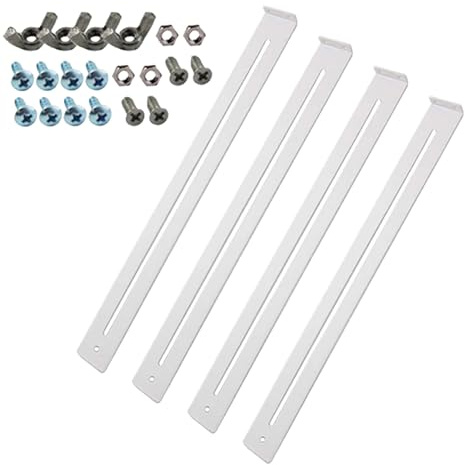 Kit di riparazione per cassetti – hardware robusto a sgancio rapido e set di staffe di montaggio scorrevoli | Per mobili, armadi da cucina, legno, MDF, pannelli di particolato, casa
