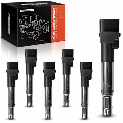 Frankberg Bobine d'Allumage Essence Compatible avec TT 8J3 3.2L P.a.s.s.a.t Variant 3C5 3.2L A3 Sportback 8PA 3.2L Golf IV 1J1 3.2L TT R.o.a.d.s.t.e.r 8J9 3.2L Remplacer# 022905100B