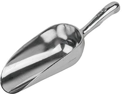 Naisicatar Pelle à Glace en Acier Inoxydable - Boule De Glace, Glaçon, Bonbons, Confiserie, Sucre - Scoop en Aluminium