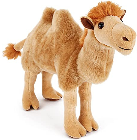 Zappi Co Childrens Uppstoppad mjuk gosedjur Baktriska kamel (10 / 25cm) Safari djur Collection Plysch Teddy