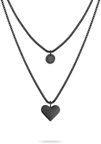 Liebeskind Berlin Halskette LJ-1594-N-45 IP Black