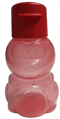 Tupperware to Go Eco Easy Flip Top vattenflaska EcoEasy 350 ml sportvän vattenflaska Kindifigur, figurer för barn, läckagesäker och BPA-fri, idealisk för sport och förskola, röd dino, 350 ml