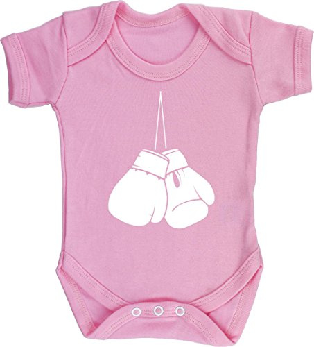 Hippowarehouse Boxing gloves baby vest bodysuit (short sleeve) boys girls