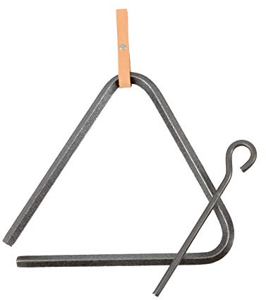 Handcrafted 10” Medium Dinner Triangle Hammered Steel