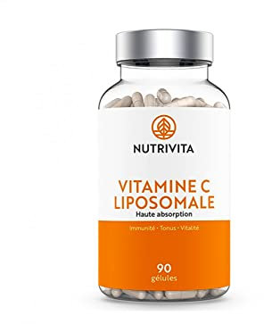 NOVOMA Vitamina C liposomiale 1000mg, Alta Biodisponibilità, Con Vit C liposomiale Quali®-C, Acido Ascorbico Puro, 90 Capsule Vegane (ex Nutrivita)