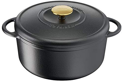 Tefal Pierre GAGNAIRE Heritage Bräter, Stahlguss, rund, 19 cm, 2,2 l, Induktion, E2230204