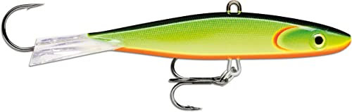 Rapala - Angelköder Jigging Shadow Rap - Angelzubehör Kunststoffkörper - Süßwasser-Spinnköder - Suspending - Lauftiefe: Variabel - Größe: 9cm / 17g - Hergestellt in Estland - Black/Yellow/Red