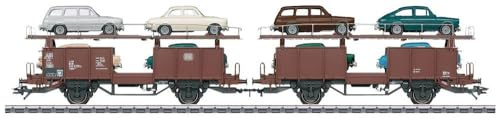 Märklin 46139 H0 Paire de Wagons de Transport de Voiture Laaes de la DB