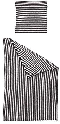 Irisette Premium Flausch-Cotton Bettwäsche Mink 8872 grau, 1 Bettbezug 135 x 200 cm + 1 Kissenbezug 80 x 80 cm