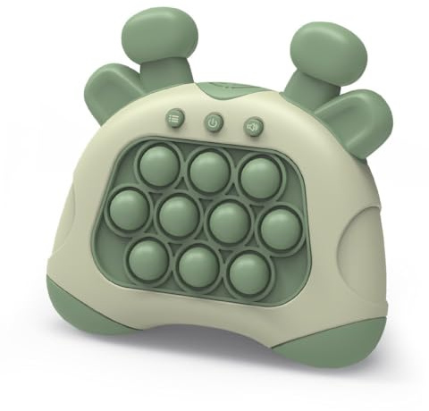 FaJoek Pussel-spelmaskin, Quick Push Game, Pop It Fidget-leksak, Bubble Sensory Fidget Toy, Pussel Pop Game-maskin, Dekompressionsleksak, konsol (grön)