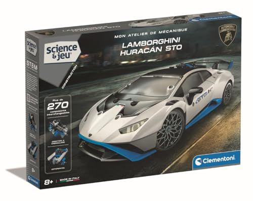 Clementoni Mon Atelier de Mécanique - Lamborghini Huracán STO - 270 Pièces - Dès 8 Ans