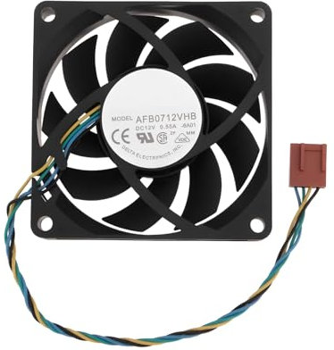 Be In Your Mind Ventola di raffreddamento CPU 4Pin Brushless DC Fan AFB0712VHB 0.55A 12V per Laptop 70x70x15mm