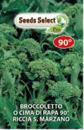 Seeds Select Semi di Broccoletto o Cima di Rapa 90° Riccia San Marzano
