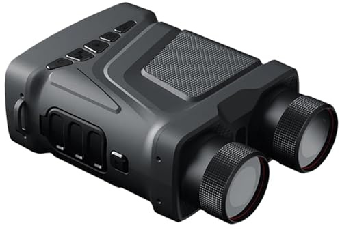 Prismáticos HD R12 de 1080P, Dispositivo de visión Nocturna Recargable, 6W, 850nm, Infrarrojos, Zoom Digital 5X, telescopio de, grabación de Fotos y vídeos