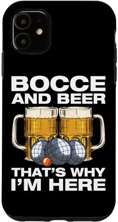 Custodia per iPhone 11 Bocce and beer Petanque Bocce
